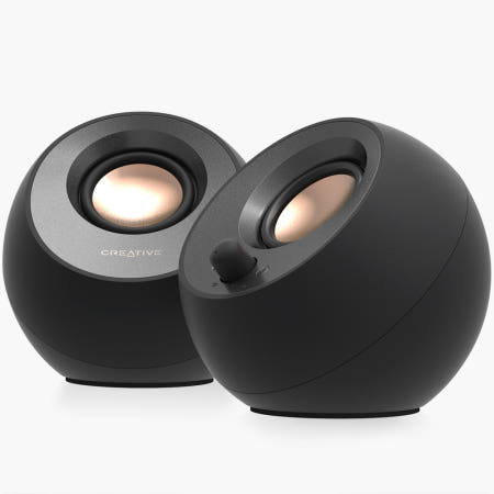 Creative (중고상품) 크리에이티브 PEBBLE V3 블루투스 5.0 스피커 (블랙, 정품) / 개봉 및 박스불량