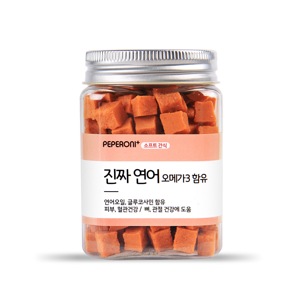 페페로니 진짜 오메가3 연어 져키 180g