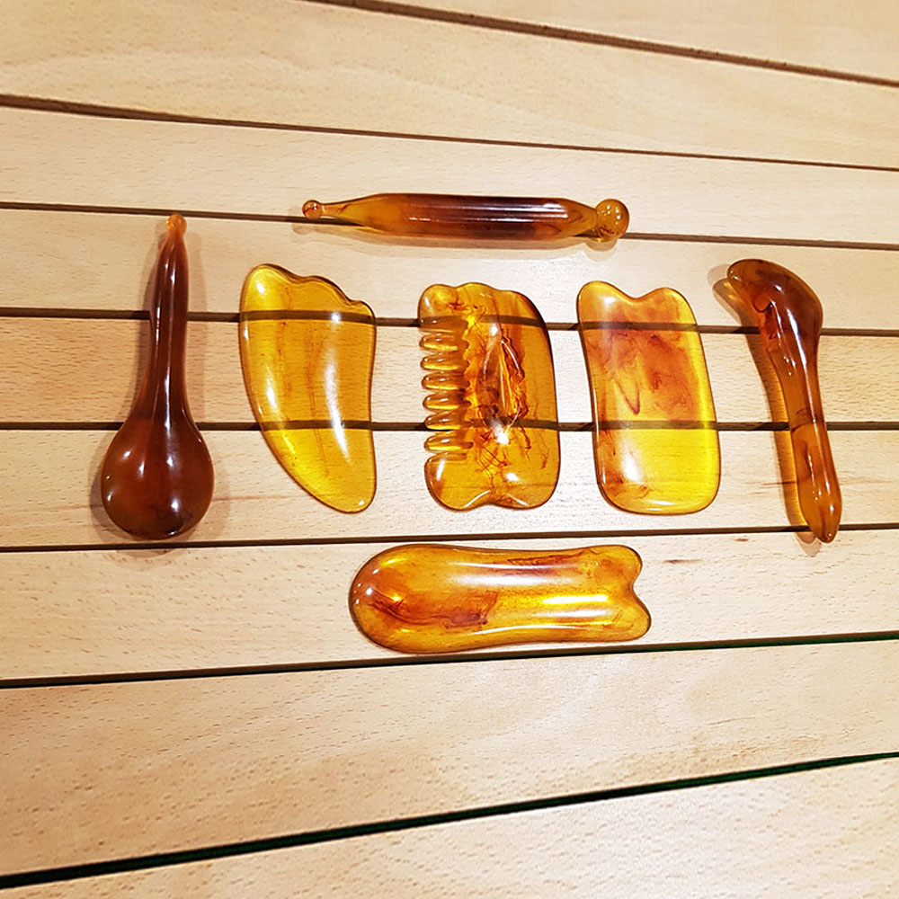 경락용품 얼굴 발바닥 지압 마사지 괄사 도구 - 상품 이미지