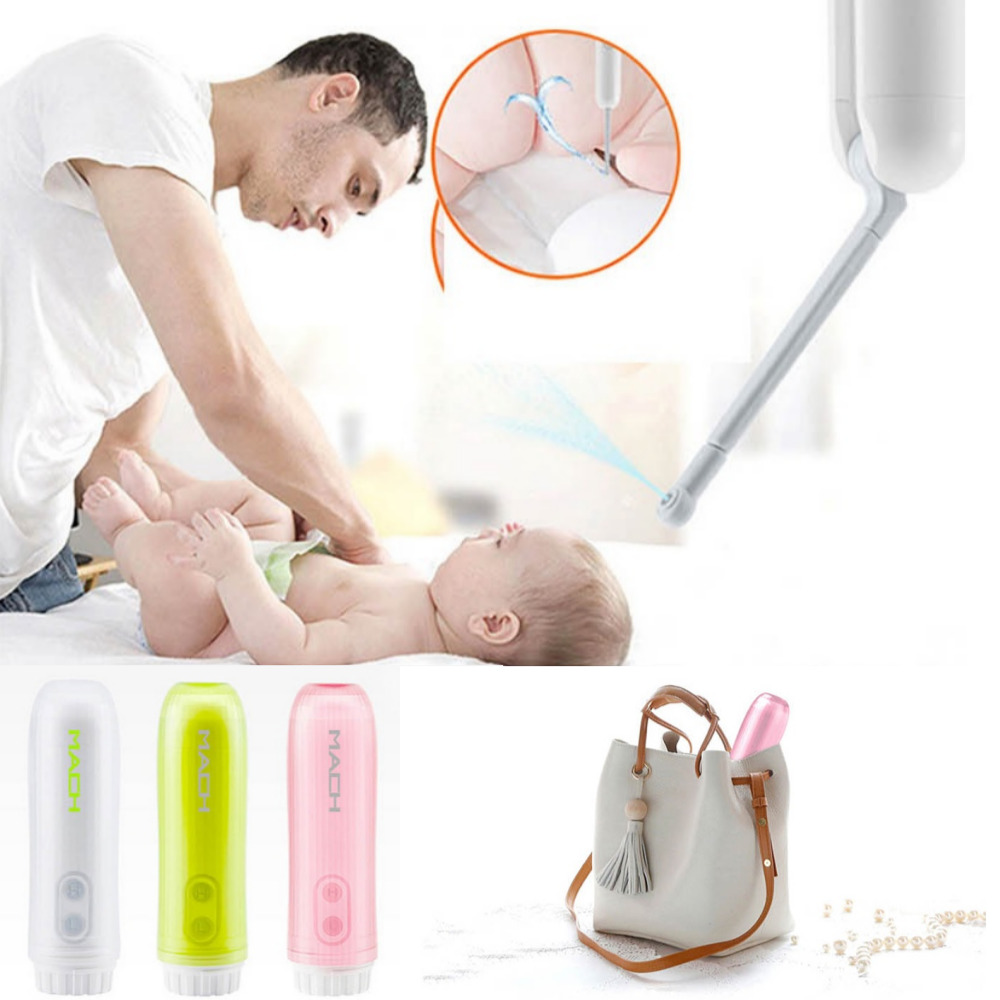 휴대용 핸드 아기비데 가정용 핸디형 신생아 비데 캠핑 야외활동 여행용 수동 비데 목욕용품