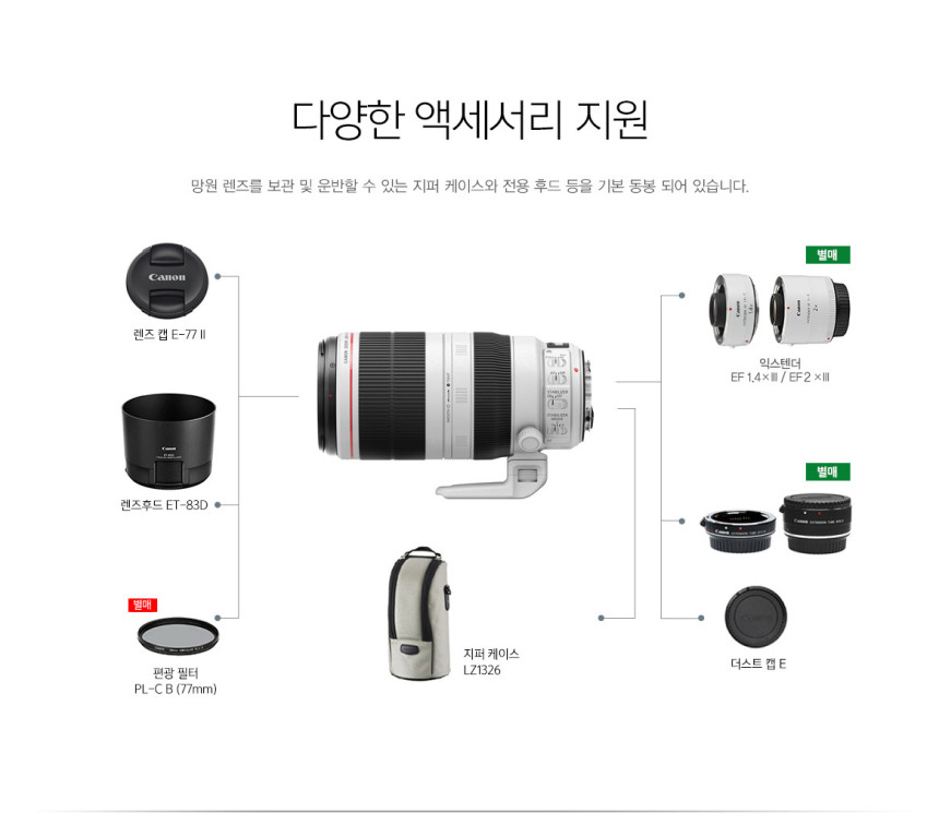 CANON 캐논 EF 100-400mm F4.5-5.6 L IS II(백사투) 팬싸,팬미팅 대포렌즈 대여 상세 정보 12