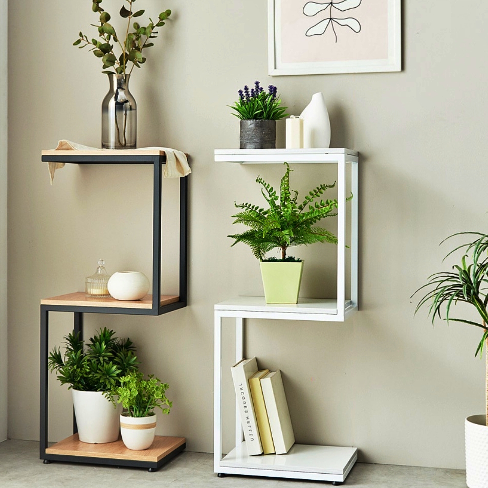 화분테이블 모듈 높은 사이드테이블 장식테이블 소파 보조 디자인 협탁 선반 쇼파 뒤 책장