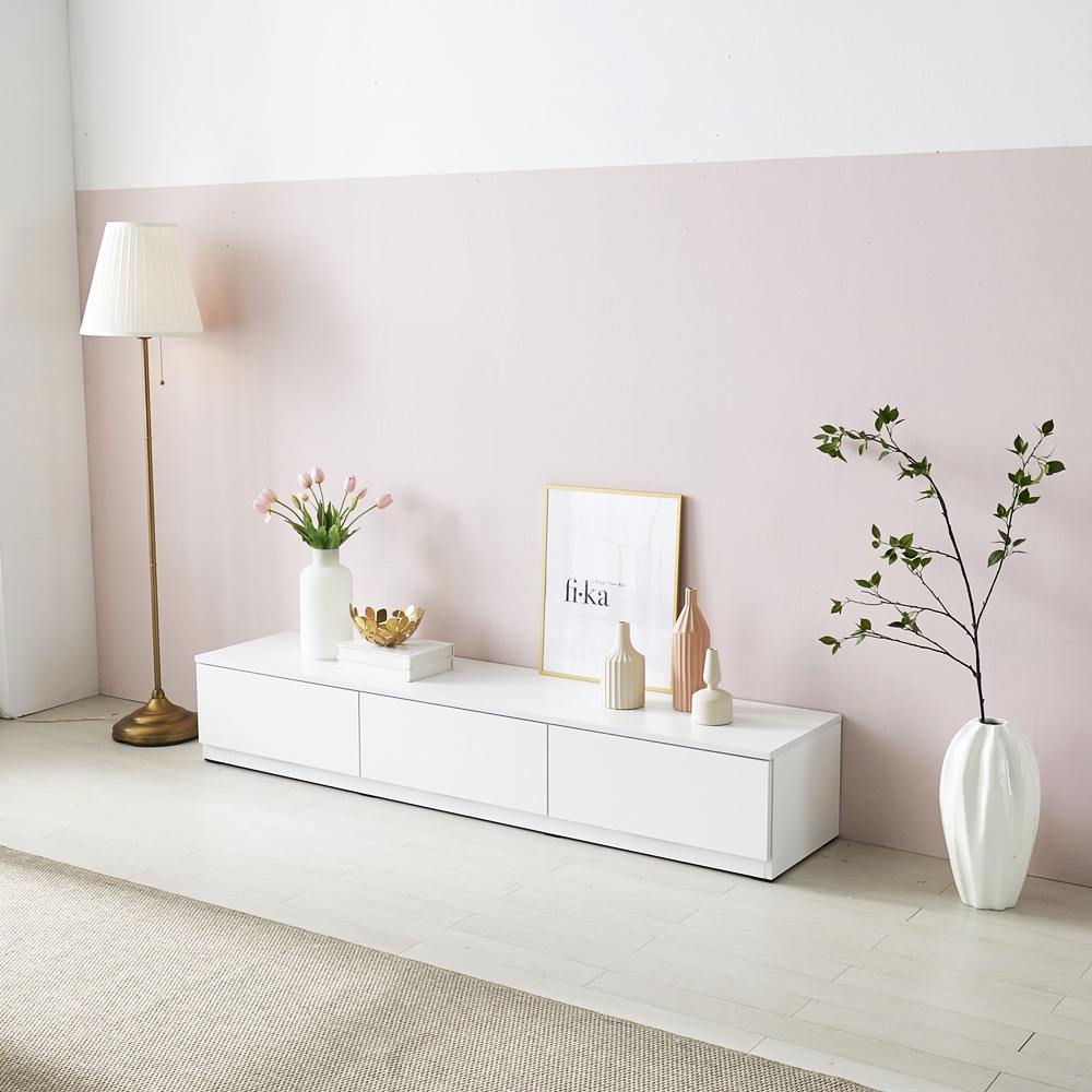 에르모 85인치티비다이 티브다이 tv다이서랍장 낮은 1800