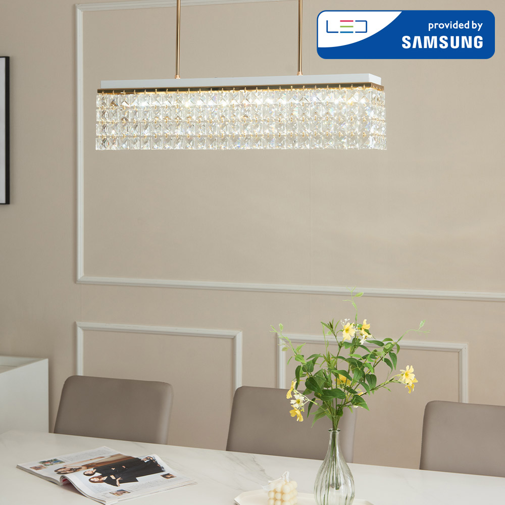 LED 식탁등 밀리아 크리스탈 샹들리에조명 700 36W 봉추가안함 - 상세 이미지 2