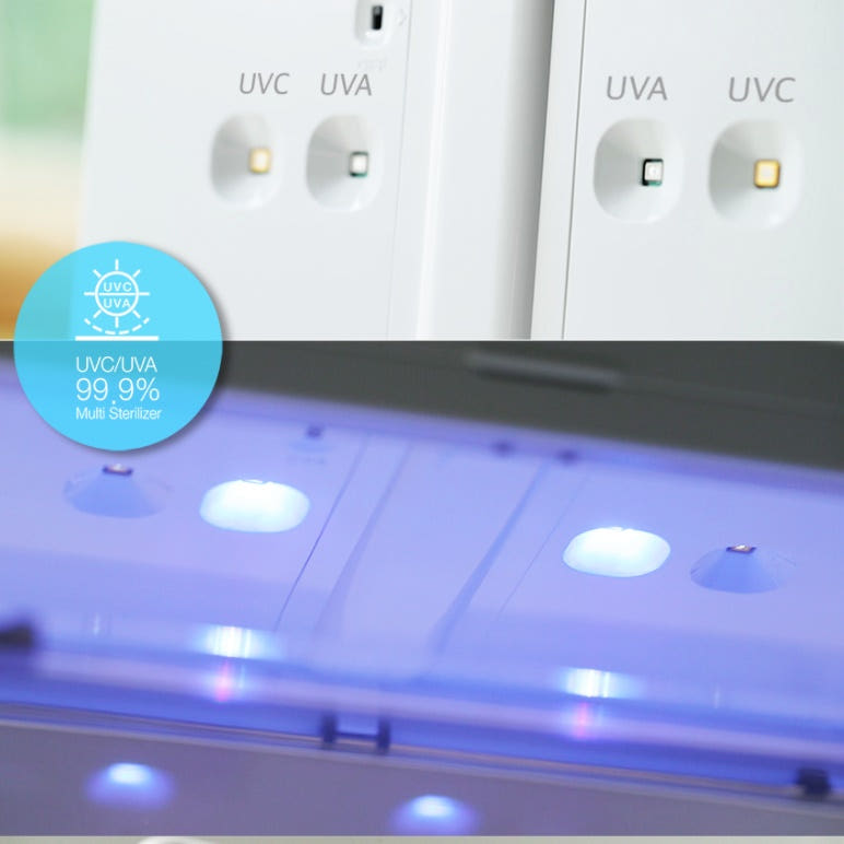 휴대용 수저살균기 내부