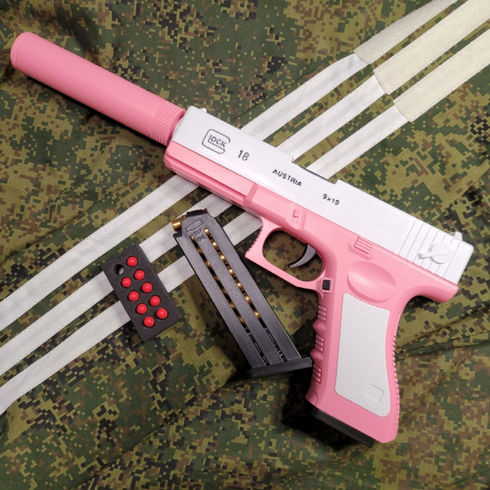 콜트m1911 글록18c 볼트액션 탄피배출 레드 - 상품 이미지