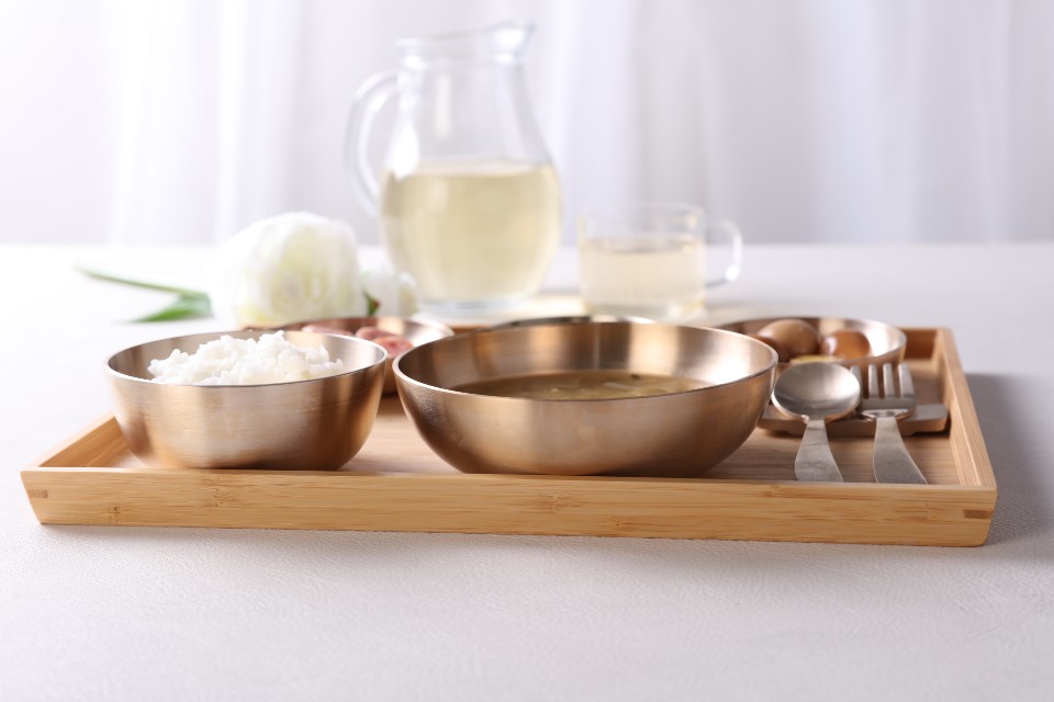 놋향 방짜유기 안성 유기그릇 세트 유아 반상기 놋그릇 로다스푼포크 아기 백일 돌 선물 남자 여자 유아식기 이유식기