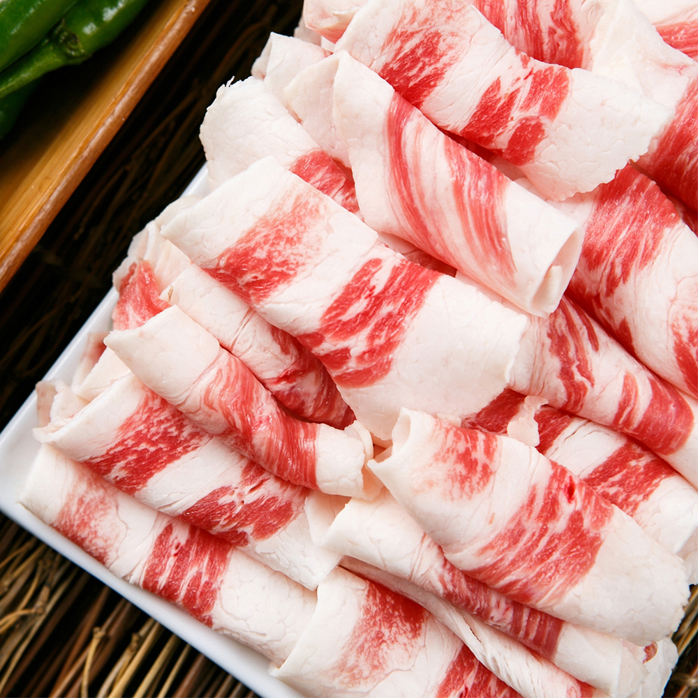 바라던 차돌박이 200g 100프로 소고기 수입소고기 샤브샤브 스테이크