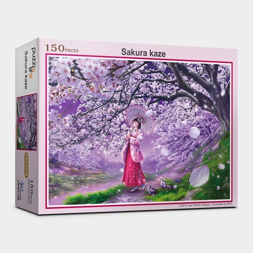 직소퍼즐 150피스 사쿠라의 바람 PL150-7 - 상품 이미지