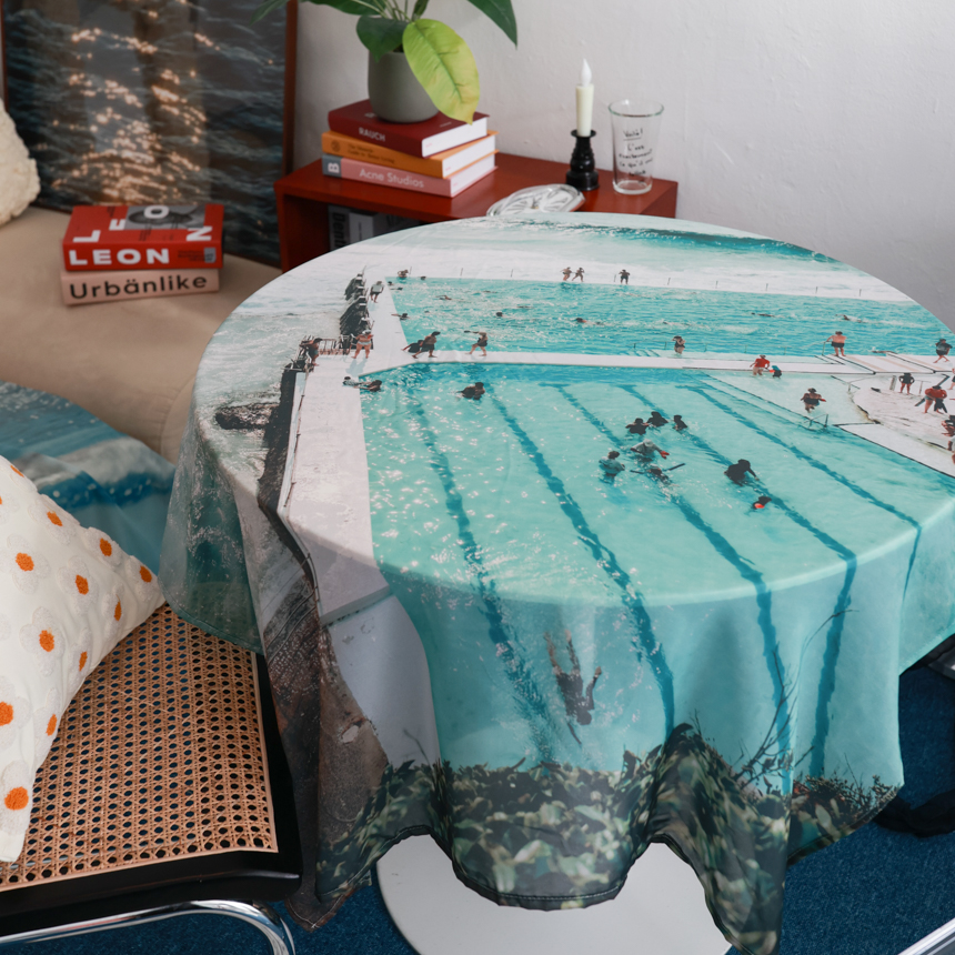 자체제작 쉬폰 패브릭 포스터 미드센추리 소품 집들이 선물 100x140cm 7타입 (+양면스티커4p)