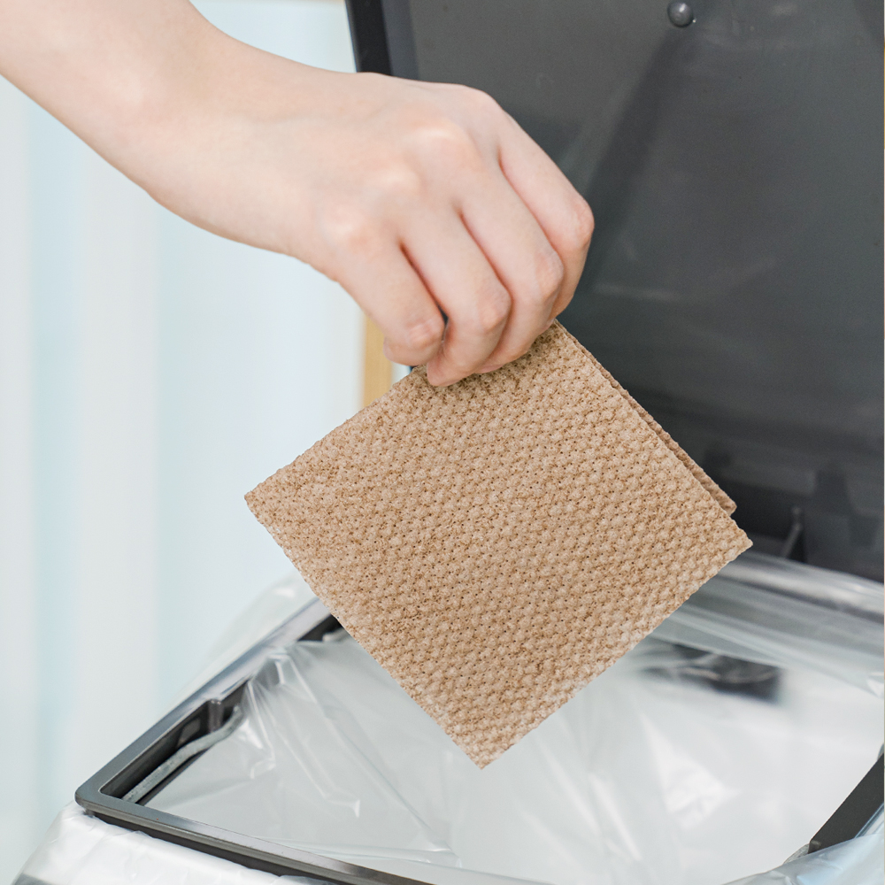 홈트너 주방 뽑아쓰는 일회용 수세미 100개입, 1개