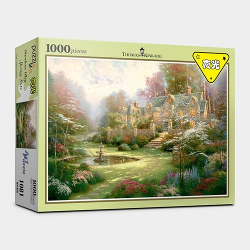 직소퍼즐1000피스 봄의 정원 야광 PL1000-PL1081 - 상품 이미지
