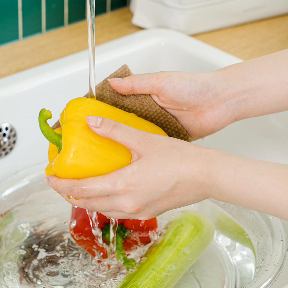 홈트너 주방 뽑아쓰는 일회용 수세미 100개입, 1개