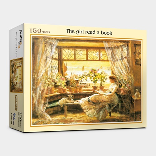직소퍼즐 150피스 책읽는 소녀  PL150-BB101 - 상품 이미지