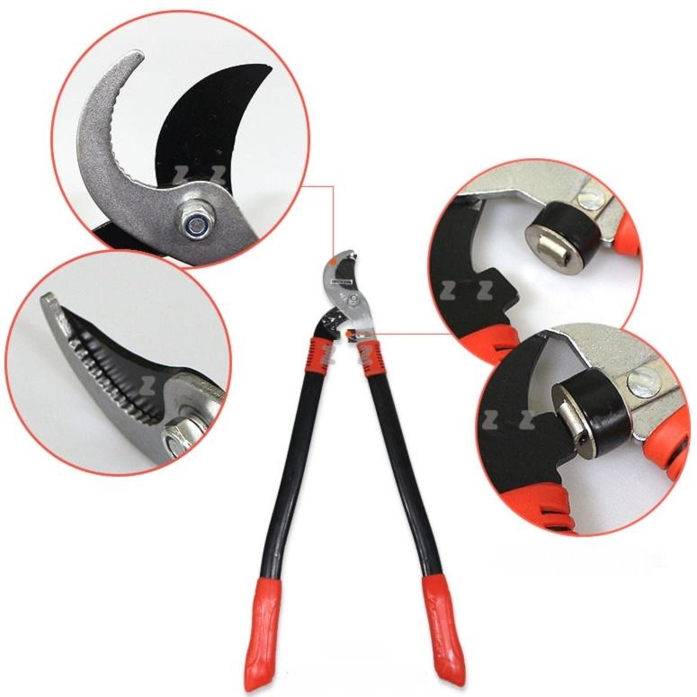 대형 긴 전지가위 나무가지치기 나무 자르는 가위 잔디 풀 깎는 정원용 작업용 감따는 도구