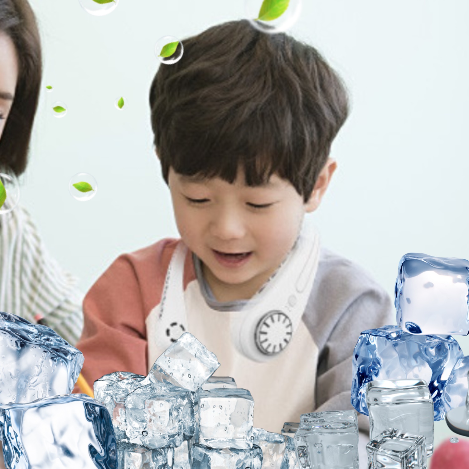 어깨 가벼운 넥밴드 선풍기 어린이 넥밴드선풍기 넥에어컨