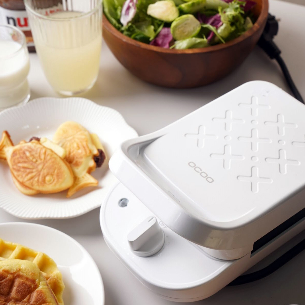 오쿠 와플메이커 샌드위치메이커 크로플 와플기 붕어빵 파니니 기계 OCP-SM403W