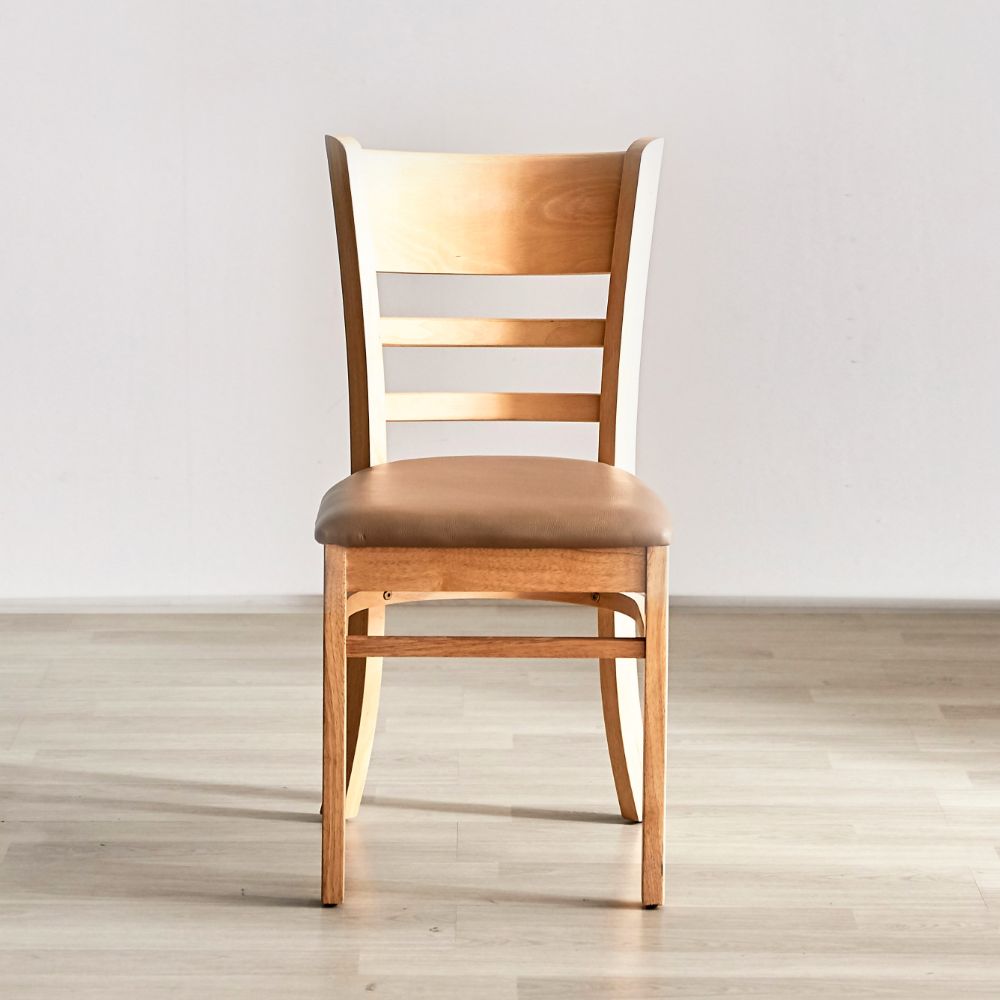 이노센트 리바이 고무나무 카페 원목의자 2개세트 i101915