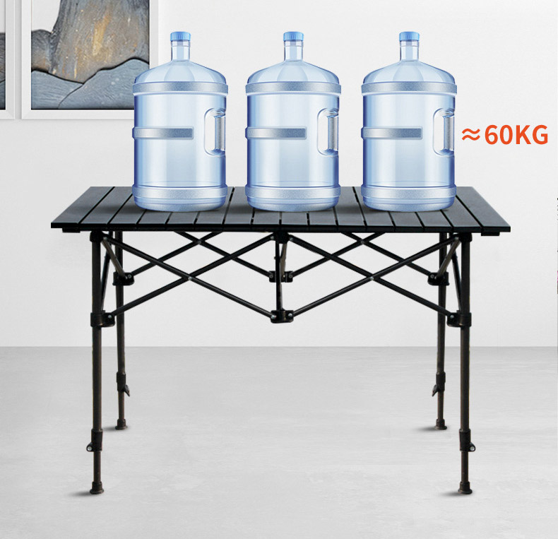 캠핑 테이블 간편 접이식 야외 롤 테이블 피크닉 높이선택 중대형 캠핑용품 - 상세 이미지 5