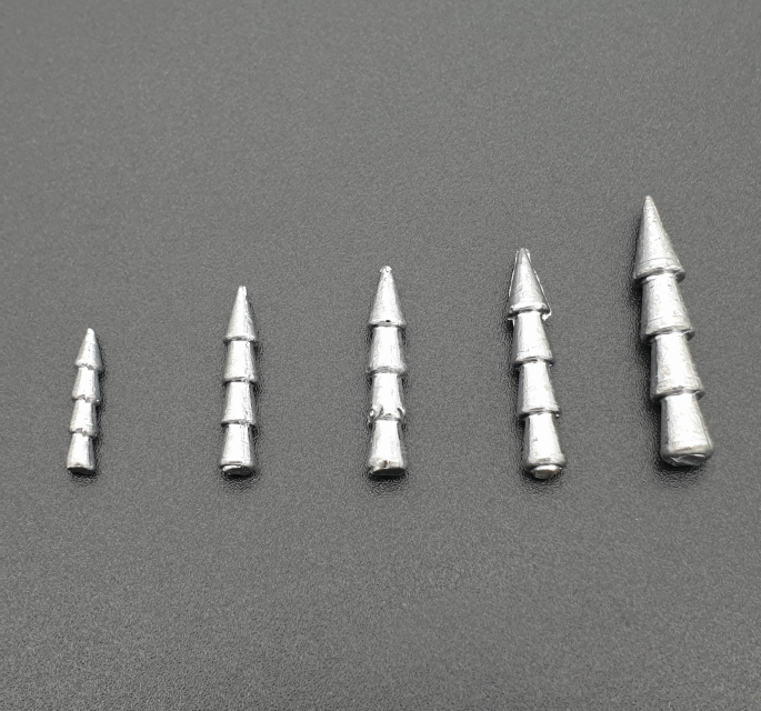루어스토어 인서트 싱커 삽입 네일싱커 네꼬리그 0.5g 10개입 - 상세 이미지 3
