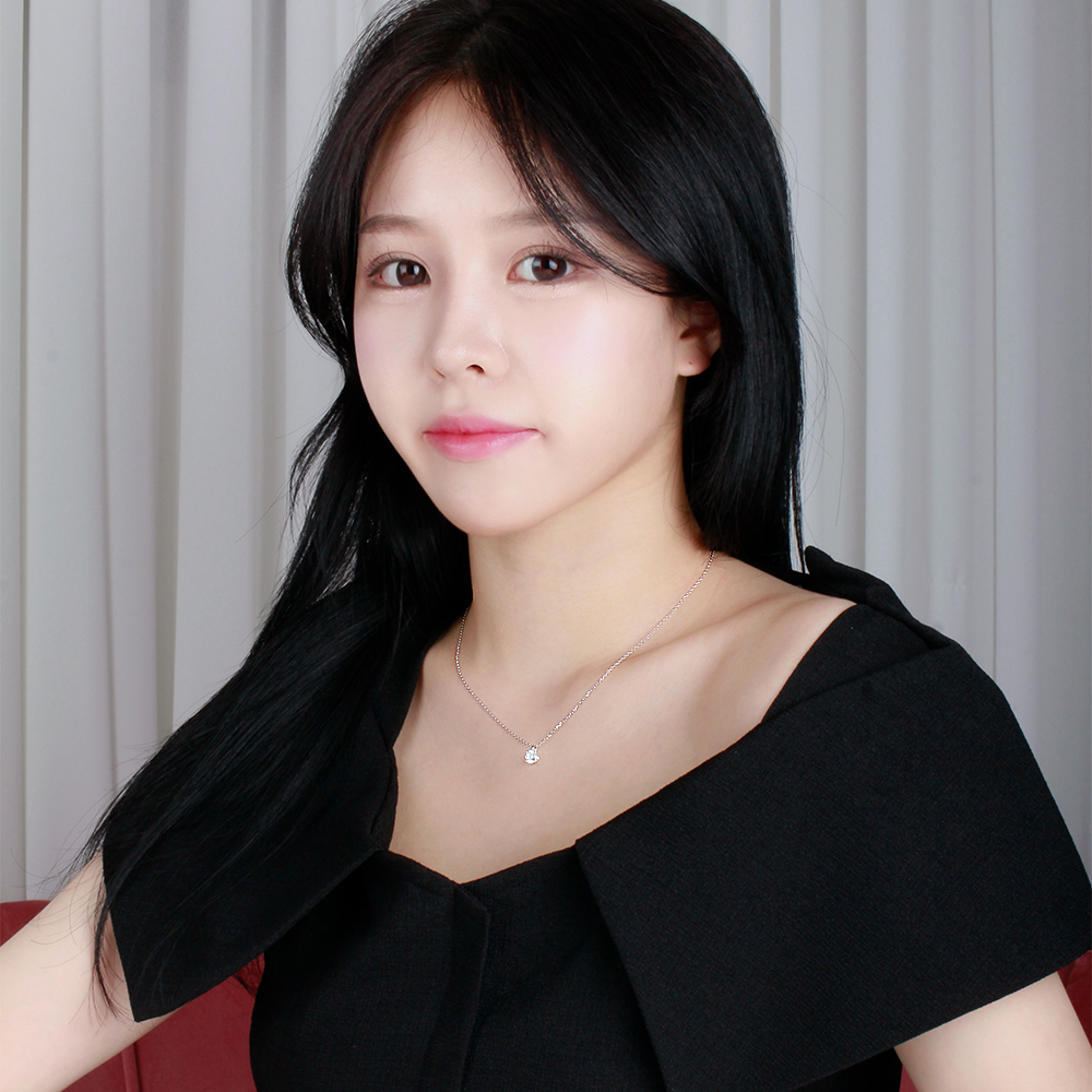 3부 5부 다이아 목걸이 4프롱 GIA 랩 그로운 클래식 기념일 프로포즈 예물 결혼 이미지 8