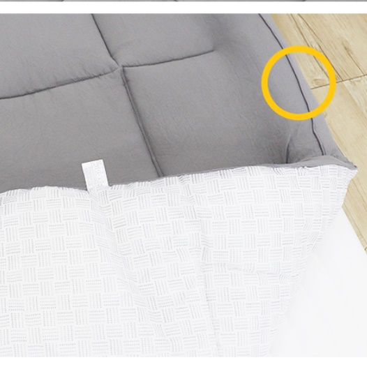 바닥에 까는 이불 바닥 요매트 손님용 이불 두꺼운 요