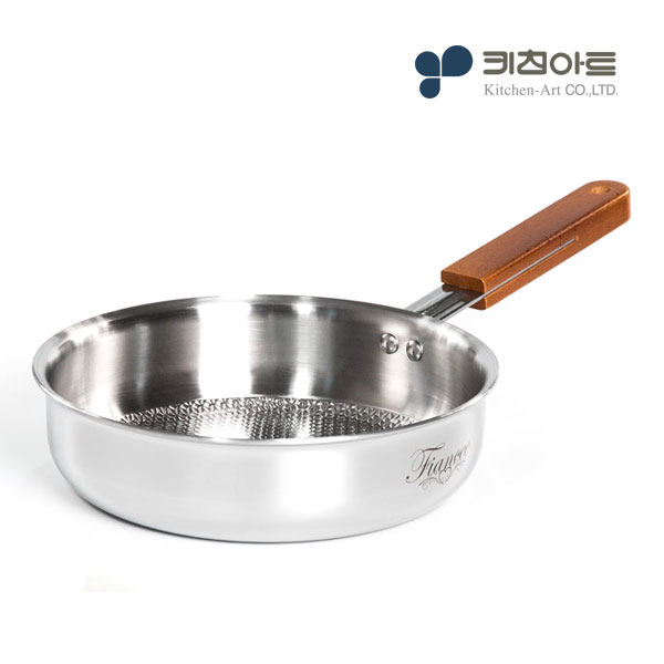 키친아트 인덕션 후라이팬 통5중 스텐304 인덕션용 프라이팬 20cm - 상품 이미지