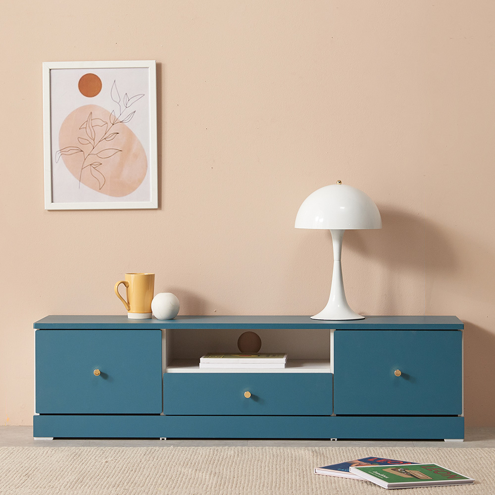 윈썸 피오니 1단 1200 미니거실장 원룸티비다이 티비거실장