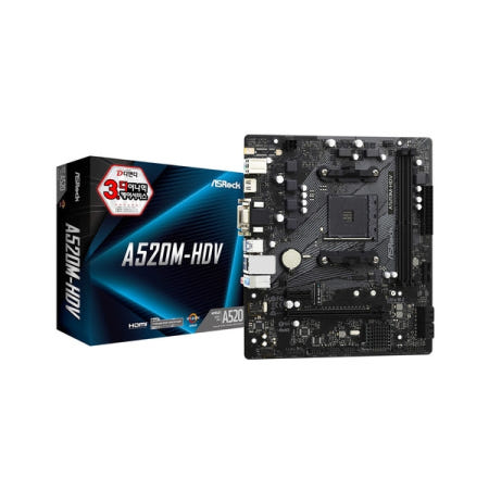 ASRock A520M-HDV 디앤디컴 (AMD 소켓AM4 DDR4 메인보드)