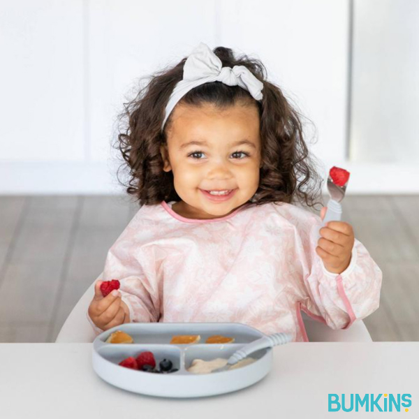 [범킨스] 초기 신생아 아기 방수 자기주도 범킨스 이유식 턱받이 하트