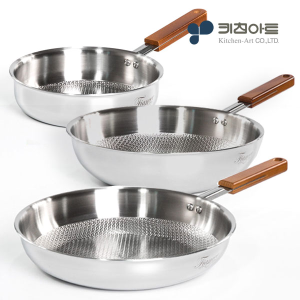 키친아트 인덕션 후라이팬 통5중 스텐304 인덕션용 프라이팬 20cm - 상세 이미지 5