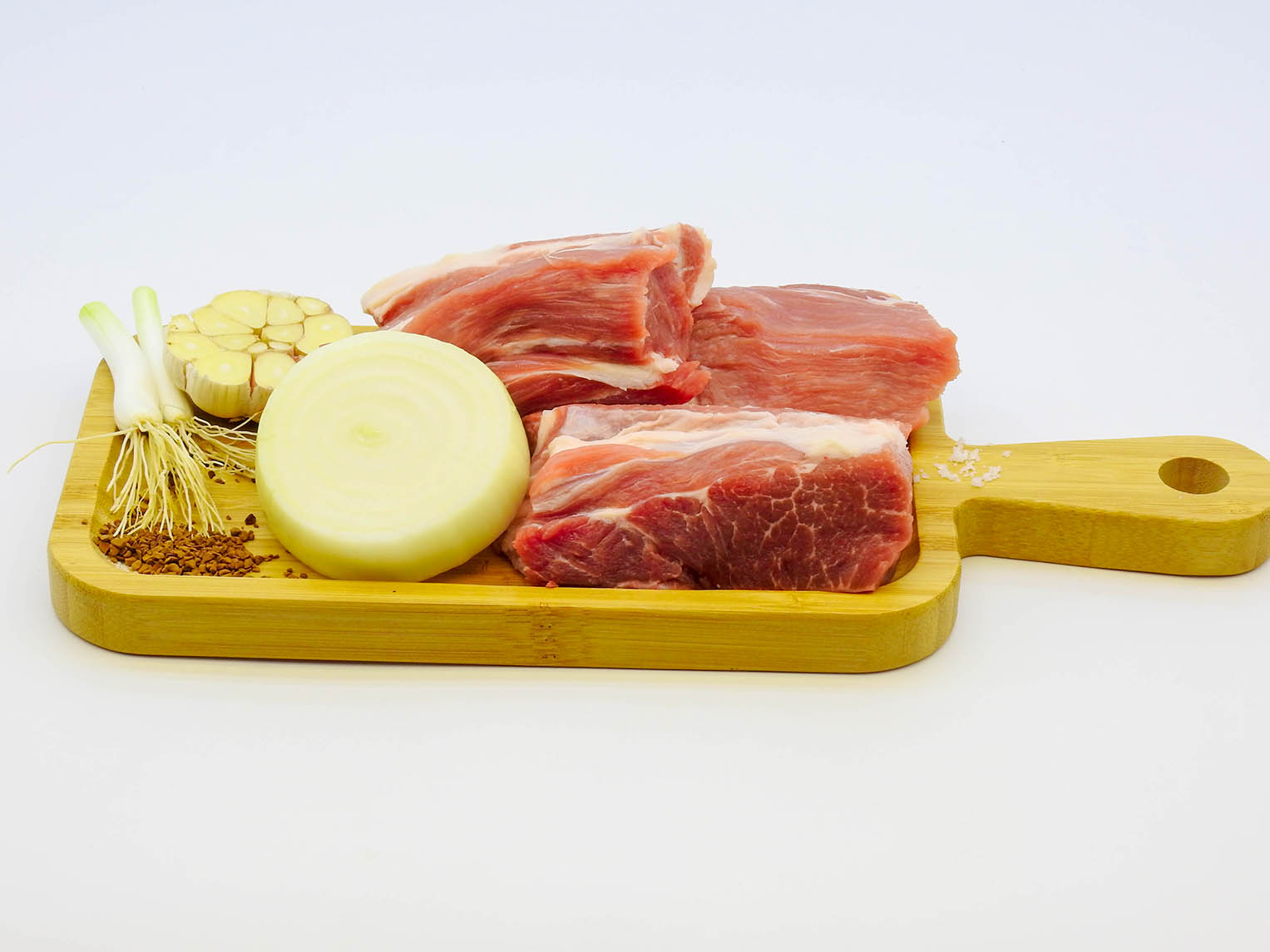 국내산돼지고기 냉장 한돈 목살 (구이용,수육용,숯불용) 400g - 상세 이미지 2