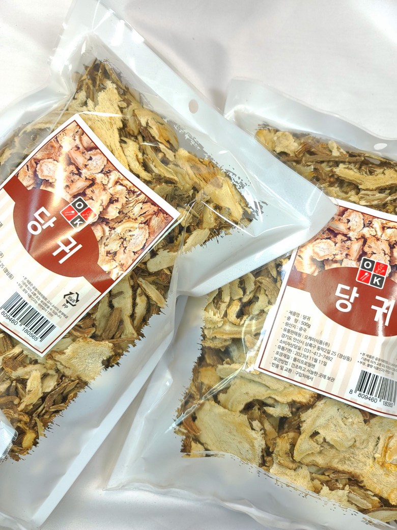 대용량 특A급 당귀 500gX20개 참당귀 말린 인삼 당기 뿌리 당귀효능 삼계탕 끓이는법 제품 이미지