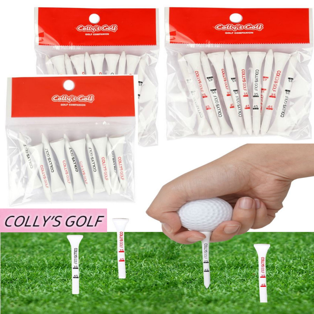 콜리스 필드 골프티꽂이 숏티 롱티 눈금티 비거리향상 83mm 70mm 55mm 43mm - 상품 이미지