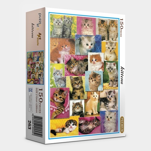 직소퍼즐 150피스 kittens PL263 - 상품 이미지