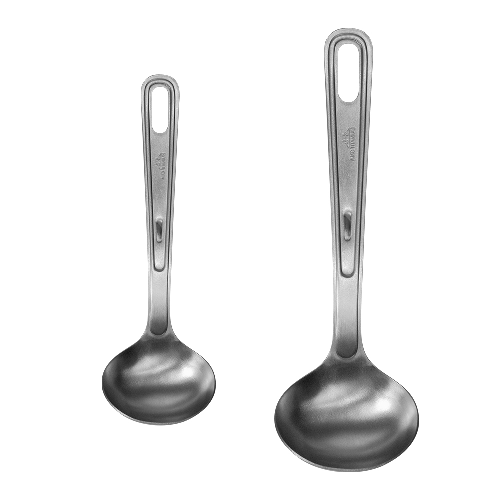 캠핑 국자 AMG 티타늄 티탄 백패킹 경량 M +케이스