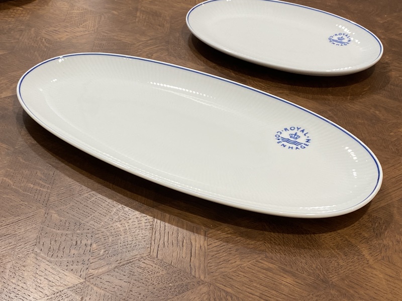 (37cm 롱오벌접시) 로얄코펜하겐 블루라인 롱 오발접시 37cm Blueline long oval dish 37cm 1058880 - 상세 이미지 2