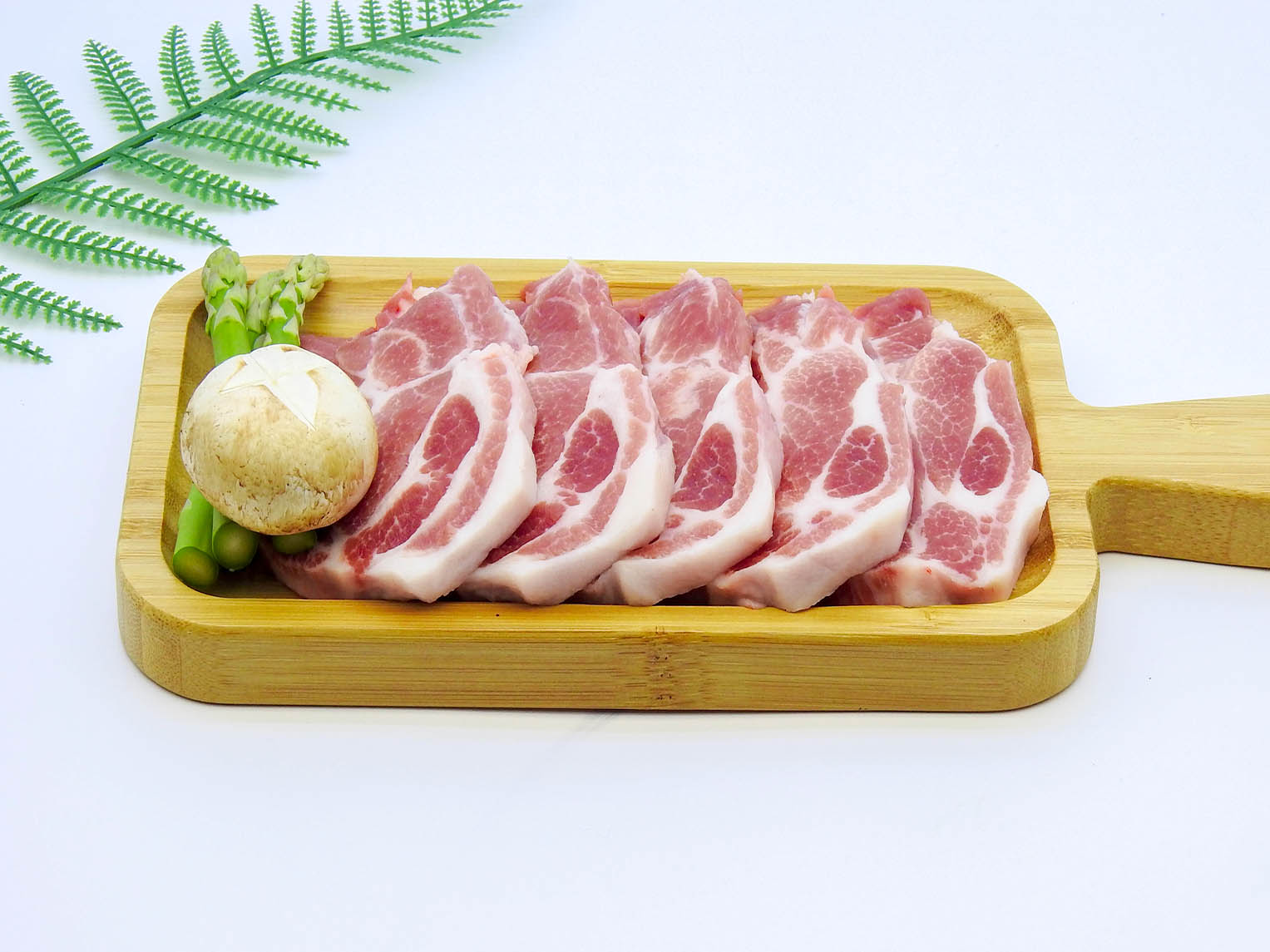 국내산돼지고기 냉장 한돈 목살 (구이용,수육용,숯불용) 400g - 상품 이미지