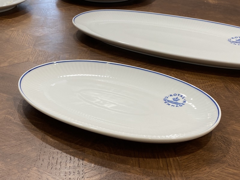 (23cm 오벌접시) 로얄코펜하겐 블루라인 오발 아시에뜨 23cm Blueline assiette oval 23cm 1058879 - 상세 이미지 2