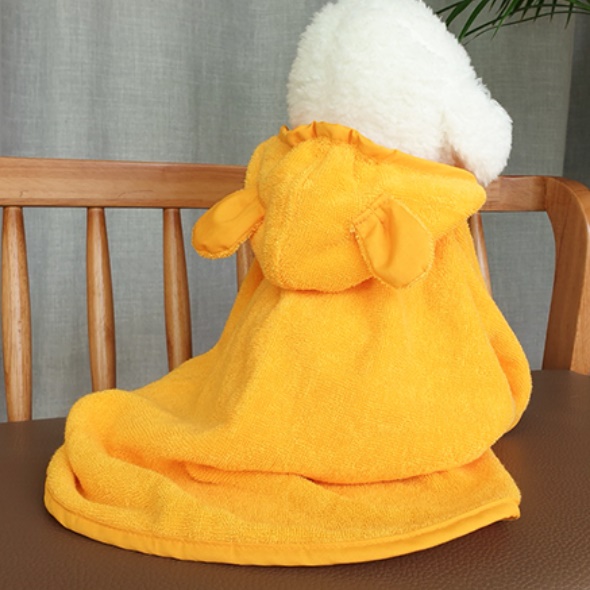 강아지 샤워 가운 고양이 수건 강아지 드라이 자켓 습식 타올 애견 비치타올 개 펫 반려견 - 상품 이미지