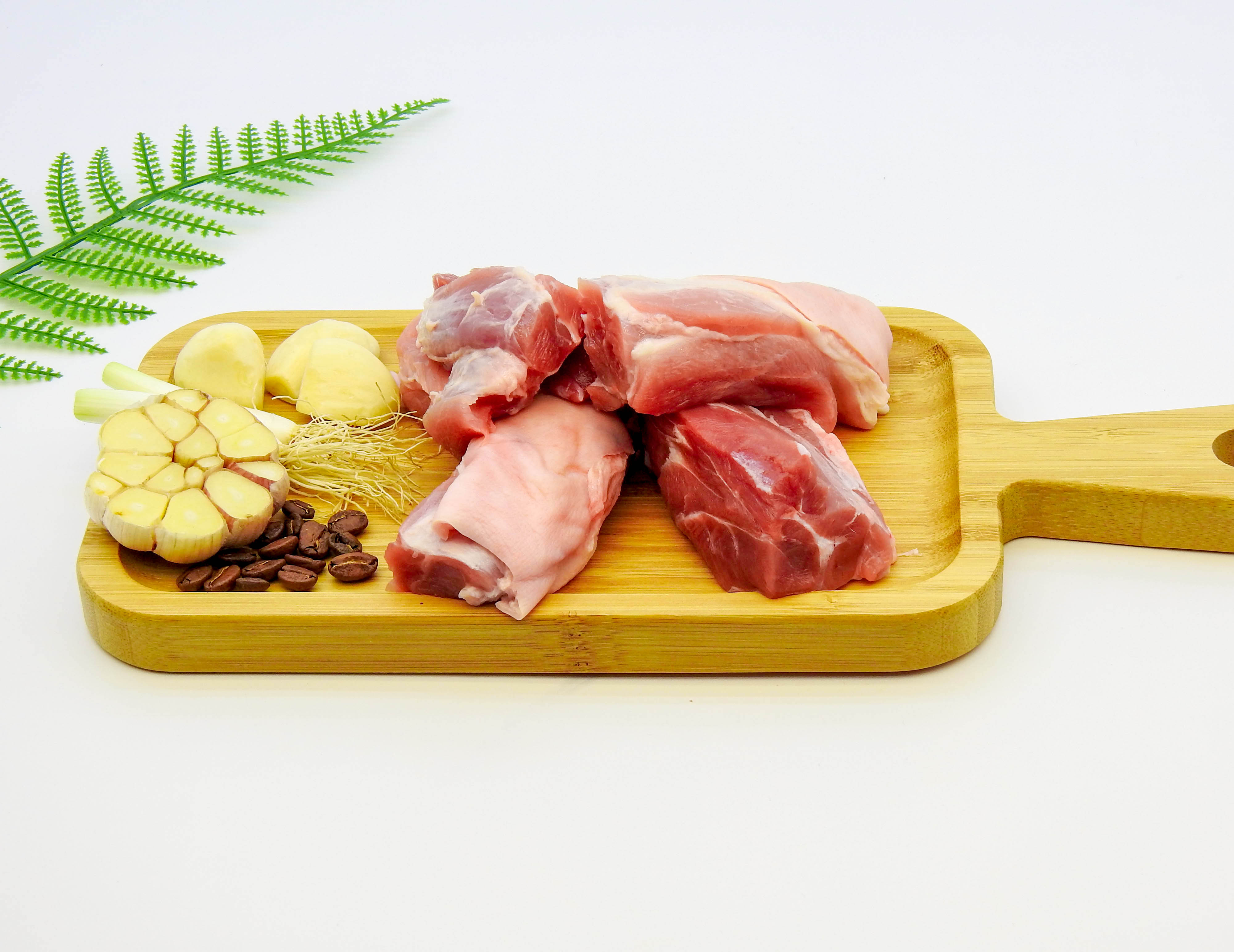 국내산돼지고기 냉장 한돈 아롱사태 (찌개용,수육용) 400g - 상품 이미지