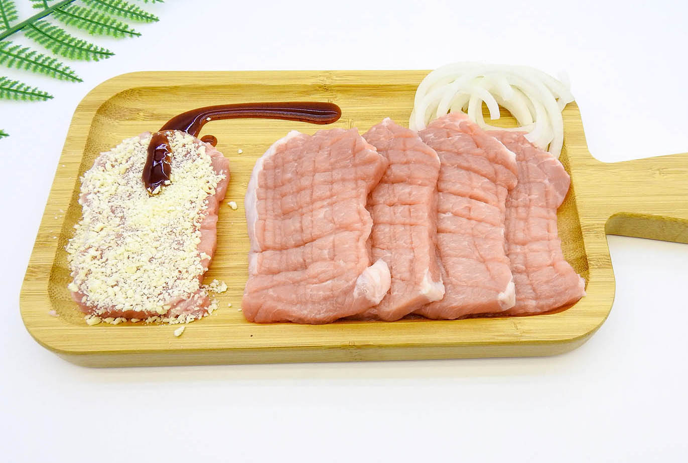 국내산돼지고기 냉장 한돈 등심 (돈가스용,탕수육용) 400g - 상품 이미지