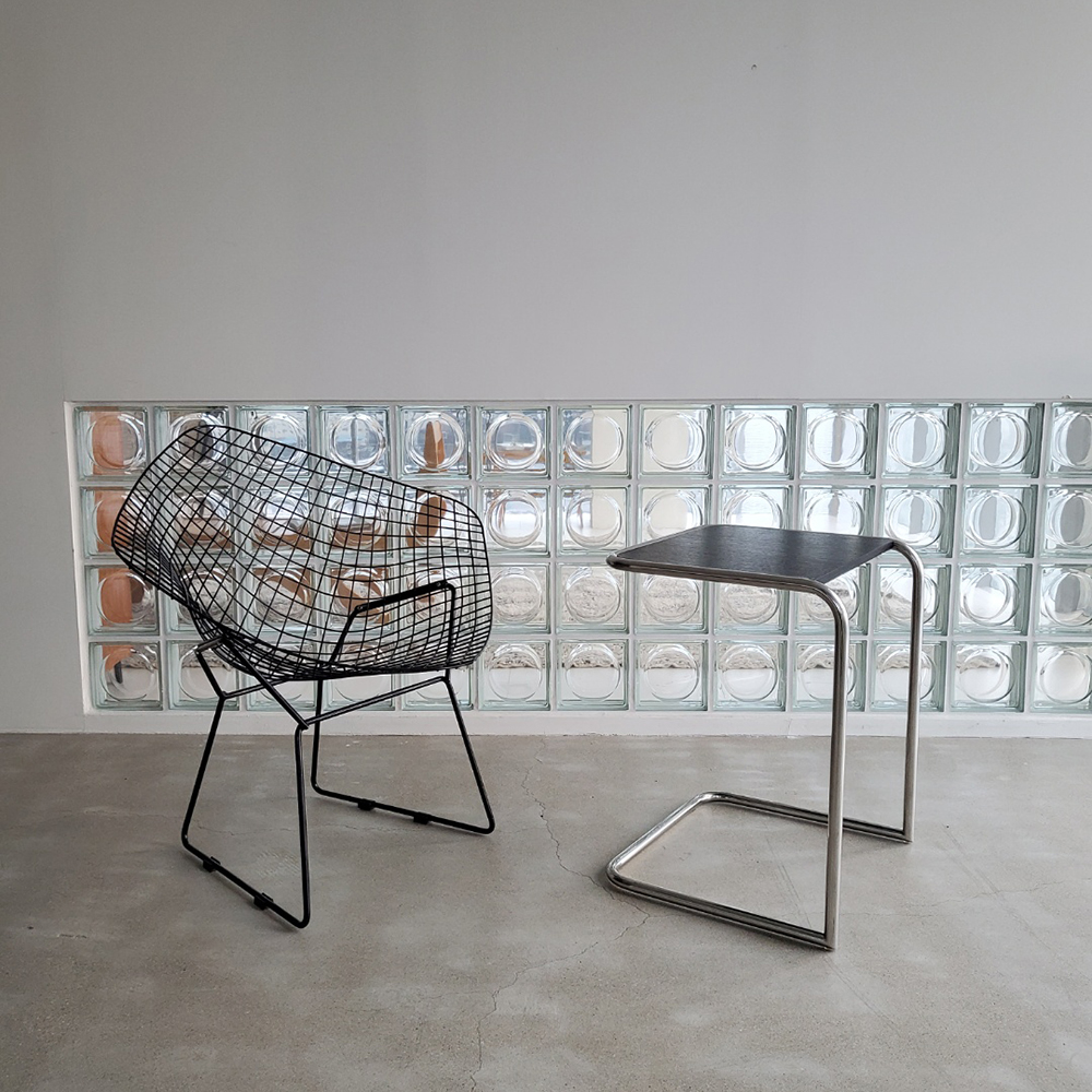 CH4. 사이드테이블  바우하우스 디자인 강철관튜브테이블 마르셀브로이어