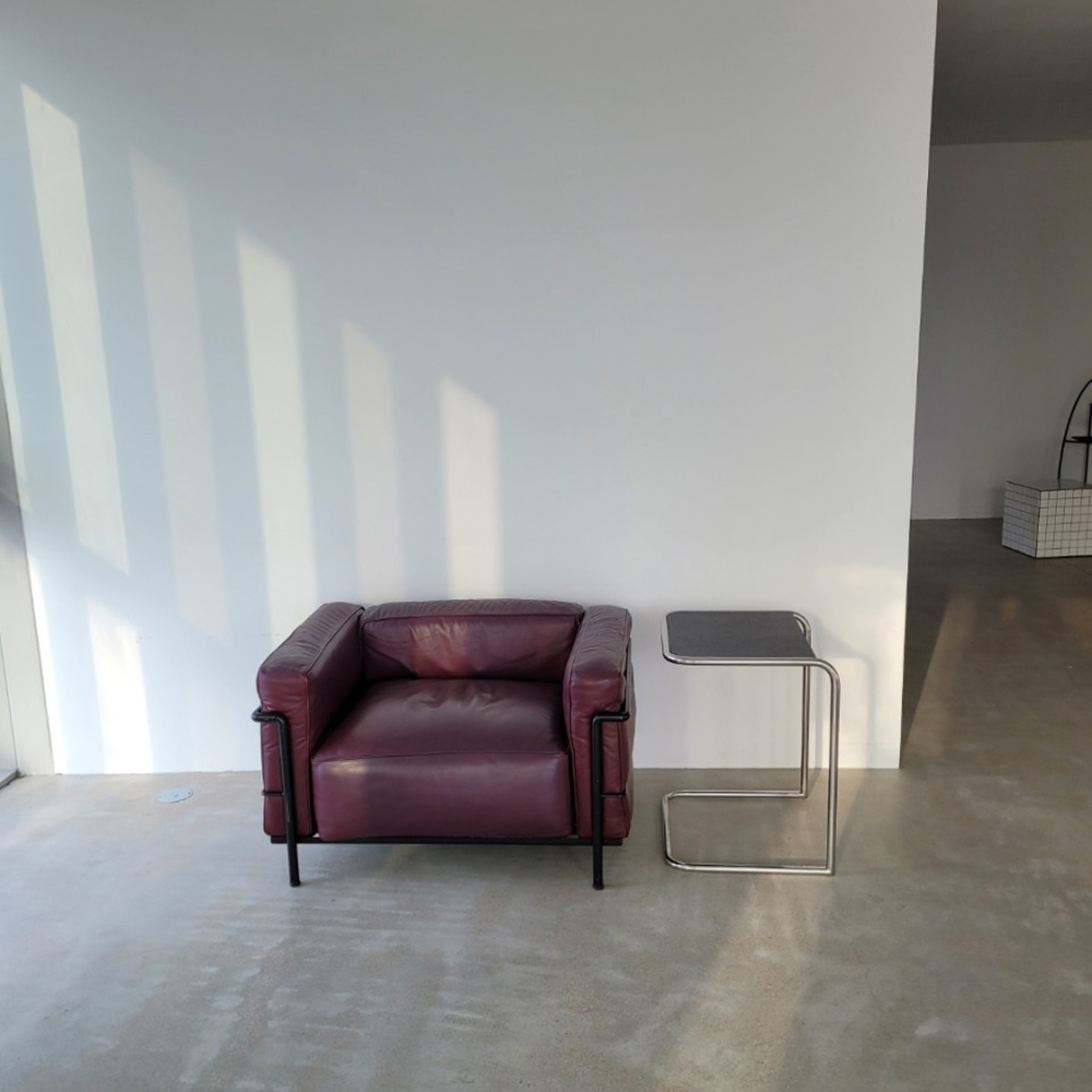 CH4. 사이드테이블  바우하우스 디자인 강철관튜브테이블 마르셀브로이어