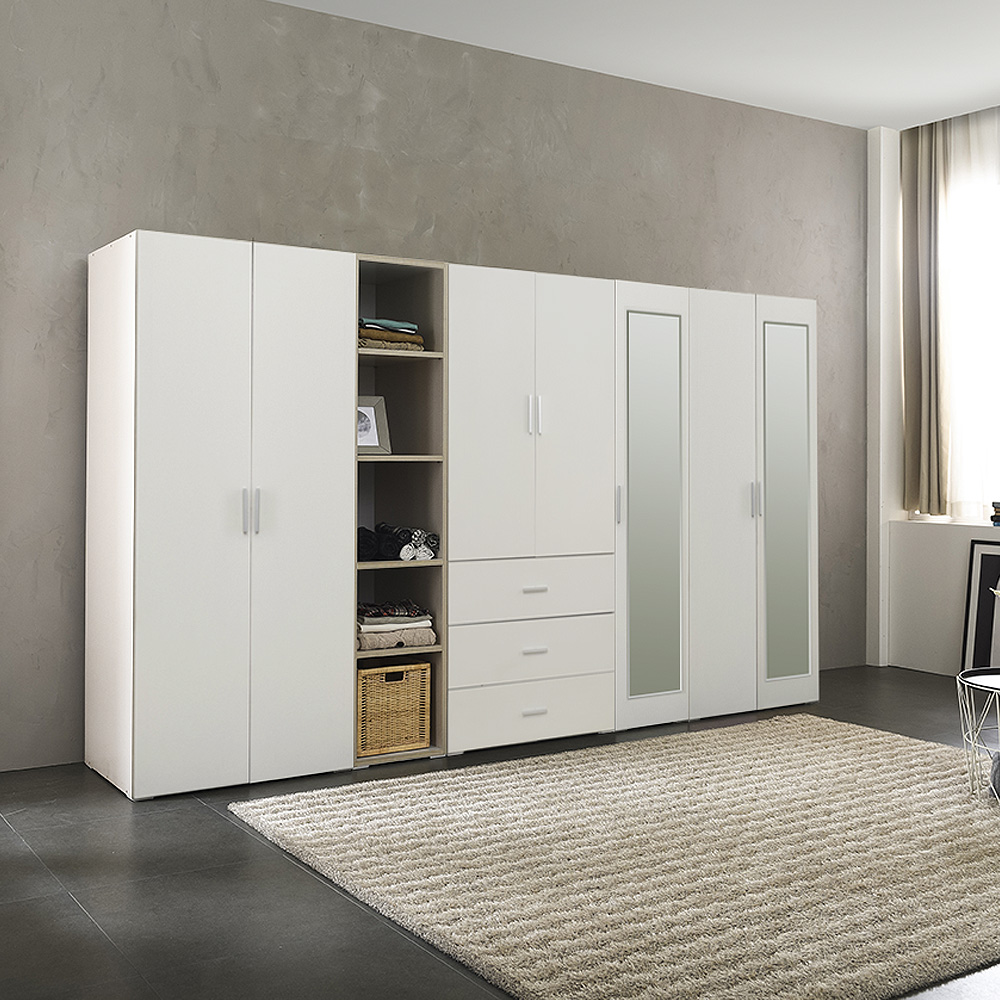 장인가구 비트 전신거울 800 옷장 선반형 키큰 싱글 미니 원룸 안방 입본장 대표 이미지