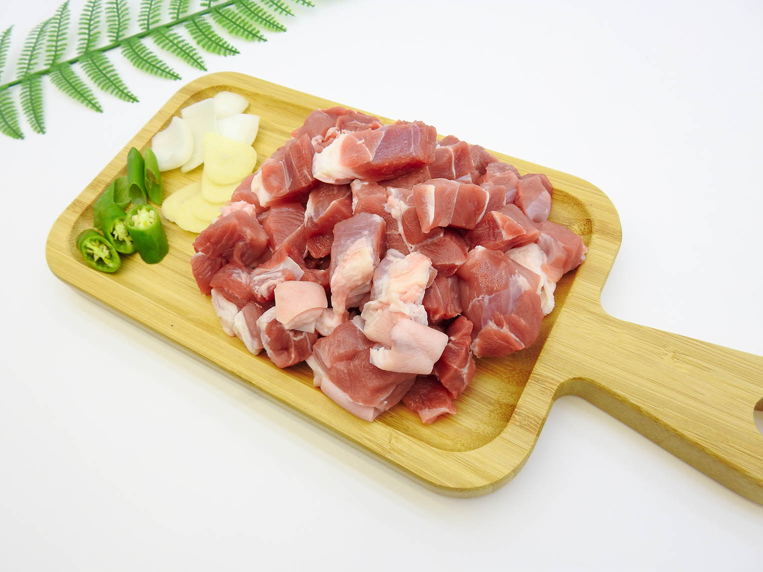 국내산돼지고기 냉장 한돈 아롱사태 (찌개용,수육용) 400g - 상세 이미지 2