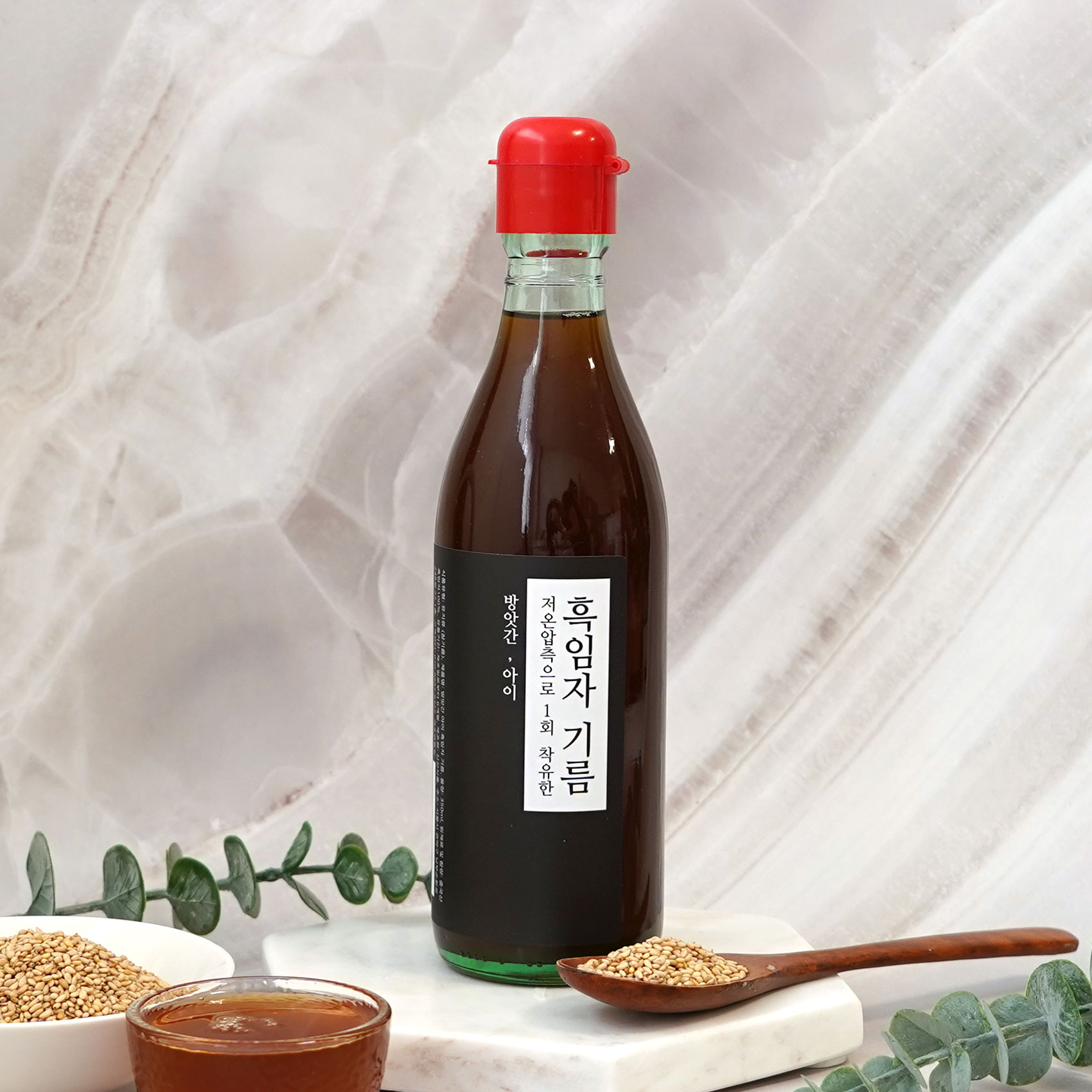 방앗간아이 고소한참기름350ml 좋은 통참깨로 짜는 최근마지막착유 선물세트 - 상세 이미지 5