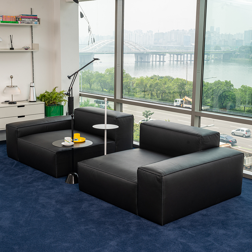 [가죽소파]이태리내추럴 통가죽 천연면피 소가죽소파(전체가죽)  모듈소파 PH.9 4인용쇼파