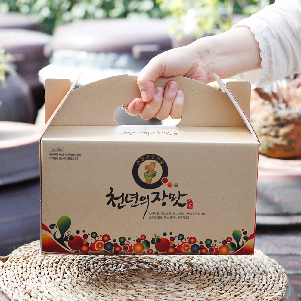 찹쌀고추장+전통된장 선물세트 국산재료 1kg 순창 김점례 - 상세 이미지 5