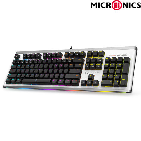 마이크로닉스 WARP WK-1 마닉축 RGB 키보드 화이트 (갈축)